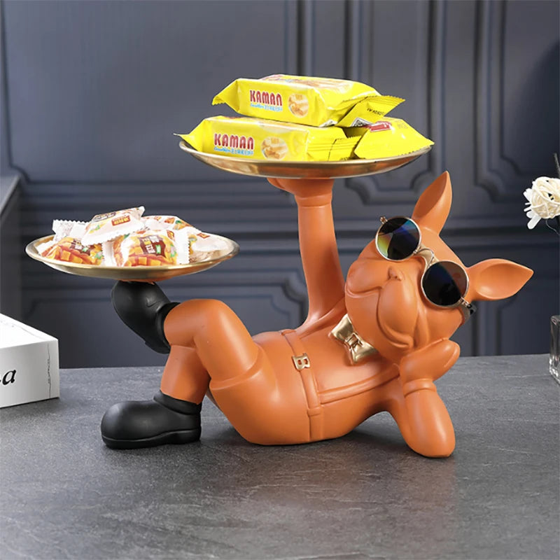 Majestic Bulldog Decor Sculpture