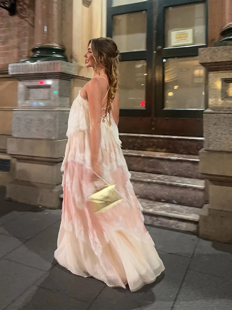 Dress Female Sweet Elegant Summer Party Lady Vestidos