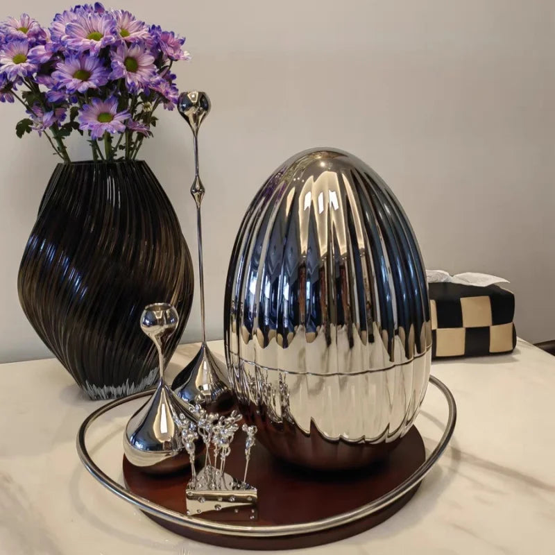 Lumière Silver Romance Candle Stand