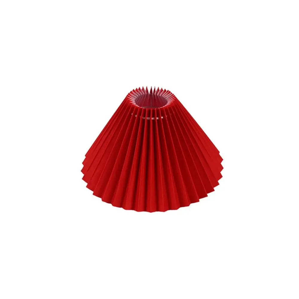 Modern Pleated Lampshade Minimalist Washable Chandelier Cover DIY Retro Table Lamp Cover Pendant Indoor Lighting Accessories
