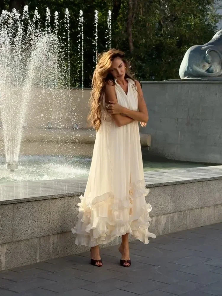 LIVANKA Chic Cascade Dress