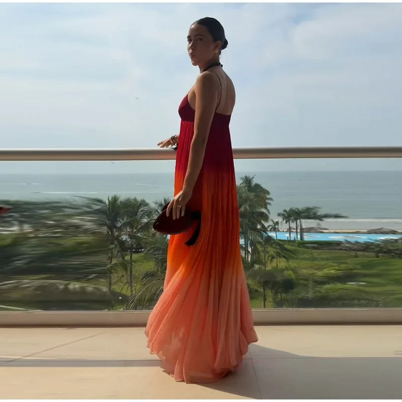 Aura Gradient Maxi Dress
