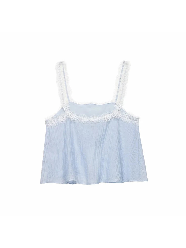 Coastal Lace Elegance Skirt Set